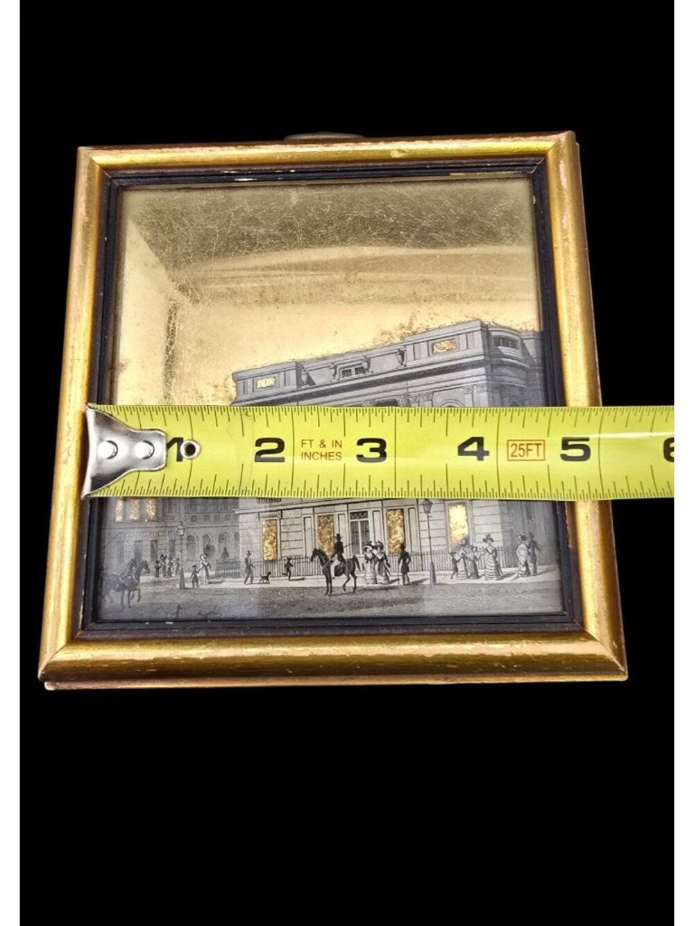 Vintage 1950's Sungott Art Studios Framed Decoupage Artwork With Gold Leaf READ - Picture 10 of 14